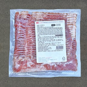 지케이푸드 에쓰푸드 전지베이컨 500g(드라이) 슬라이스 베이컨 파스타 피자 재료, S 전지베이컨 500g(드라이아이스), 500mg, 1개