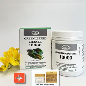 호주 네이쳐스탑 초록입홍합 10000mg 180캡슐, 1개, 180정