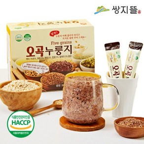 순천쌍지뜰 HACCP 국내산 물만 부어 먹는 오곡누룽지 숭늉/간편식/아침식사대용/어린이간식/누룽지스틱/누룽지차 25g, 40개, 40개