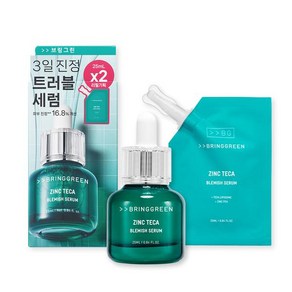 브링그린 징크테카 트러블 세럼 25ml 2개입 (본품1개리필1개)