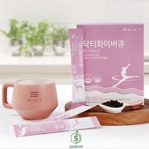 Manis 닥터 화이버 큐 (콜레스테롤 개선 및 체지방 감소) (코나 커피스틱 3개 포함), 180g, 1세트