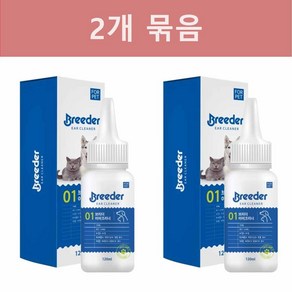 강아지 고양이 반려동물 이어(귀) 크리너, 1팩, 240ml