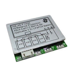 배터리 충전지 DIY 보호회로 BMS 3번 HX-4S-F100A(3.2V), 1개, 1개입