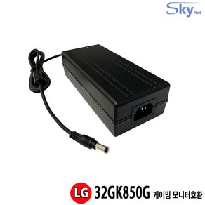 LG 32GK850G 게이밍 모니터호환 19V 6.32A 국산 어댑터, 어댑터 + AC 각코드 1.0m, 1개