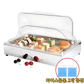 jb 디저트쇼케이스 케이크 아이스박스 스시 초밥 업소용, 1구 깊이 11cm