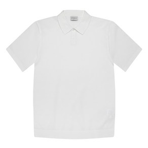 [파크랜드]오스틴리드 24S/S 남성 여름 화이트 솔리드 반팔 티에리넥 니트티셔츠 AWN24241 NC울산뉴코아