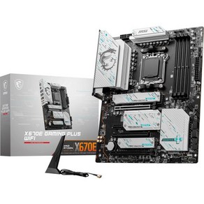 MSI X670E 게이밍 플러스 WiFi 마더보드AMD Ryzen 7000 시리즈 프로세서 AM5 DDR5 PCIe 5.0 SATA 6Gbs M.2 슬롯 USB 3.2 Gen