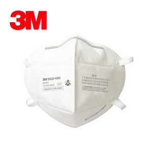 3M 9502+ 2급방진마스크 분진 공업용 산업용 마스크, 1개