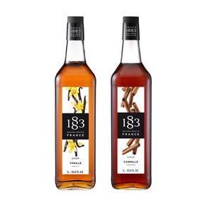 1883 바닐라 시럽 1000ml+1883 시나몬 시럽 1000ml