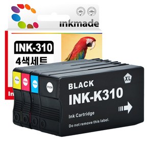 삼성 INK-K310 C310 M310 Y310 호환잉크 검정+파랑+빨강+노랑 세트, 1개