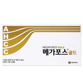 메가포스골드 AHCC 액상 표고버섯균사체 AHCC 제품 길병원 암센터앞, 1.2L, 5개