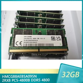 SK 하이닉스 노트북 메모리용 PC5-4800B DDR5 4800 SODIMM HMCG88AEBSA095N 32G 2RX8 32GB 1 개, 01 32GB