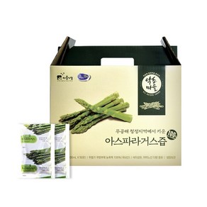 무공해 청정 약초마을 무첨가 아스파라거스 신선즙, 55개, 100ml