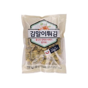 상세설명참조 세미원 김말이 튀김 1kg, 1개