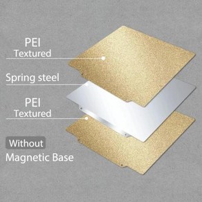 MK3S PEI 시트 업그레이드 제거 텍스처 PEI 마그네틱 빌드 플레이트 엔더 3 V3 Se 베드 용수철 스틸 235X235 180 220 235 300 310350