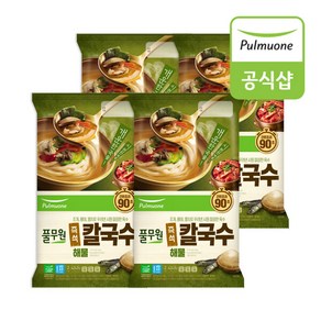 풀무원 즉석 해물 칼국수 424.8g x 4봉