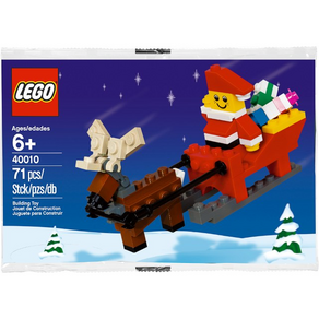 레고 40010 썰매 타는 산타 Santa with Sleigh Building Set, 1개