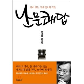 난문쾌답:답이 없는 시대 필요한 것들, 흐름출판, 오마에 겐이치 저/홍성민 역