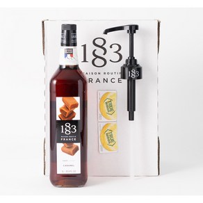 1883 카라멜 시럽 1000ml+1883 시럽펌프(트루시트러스 사은품)