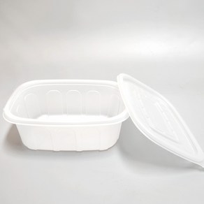 [세트]포장용기 죽용기 소50개 + 뚜껑50개 세트 620ml/배달용기, 50개