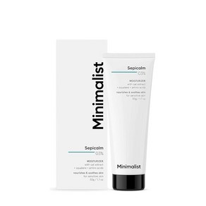 Minimalist 3% 세피캄 + 귀리 모이스처라이저 페이셜  지성 위한 경량 무향, 1개, 50g