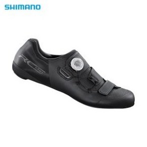 시마노 로드 클릿 슈즈 SHIMANO SH-RC502 (화이트 와이드), 38, 블랙(와이드)