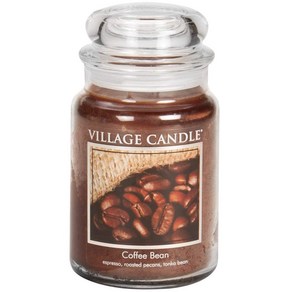 Village Candle Coffee Bean Glass Jar Scented Candle Larg Village Candle 커피빈 유리병 향초 대형 21.25온스 브라