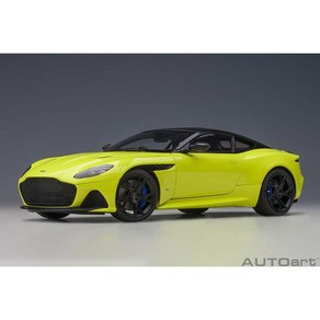 AUTOat 오토아트 70295 1/18스케일 Aston Matin 애스턴 마틴 DBS 슈퍼레젤라 메탈릭 라임 그린 / 카본 블랙 루프 [다이캐스트 미니카], 단일, 1개