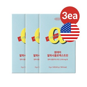 데이즈온 원데이 알파시클로덱스트린 알파CD 3박스 6주분, 42g, 3개