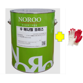 노루페인트 목재 철재용 유성페인트 슈퍼에나멜 플러스4L, 적색(유광), 4L, 1개