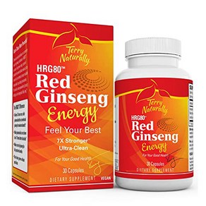 Tey Natually HRG80 Red Ginseng Enegy – 30 Capsules – Enegy Suppot Supplement – Koean Red Gin, 1개