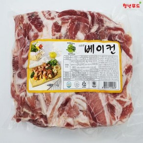 지키미에프에스 [청년푸드] 냉동 지키미 베이컨 파지 1kg