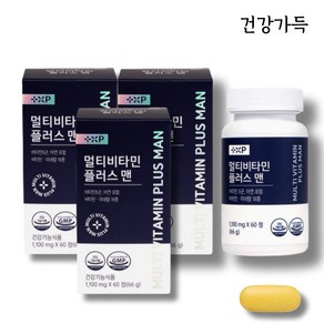 메가 비타민삐 콤플렉스 씨 트루 맥스 제트 골드 S 비비, 남성용, 3박스, 60정