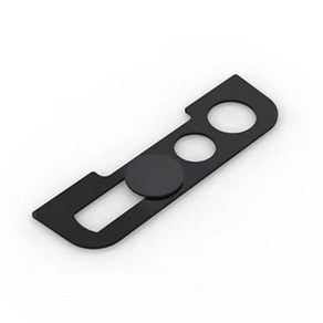 해킹방지 개인 정보 보호 웹캠 커버 전면 전화 렌즈 커버 fo iphone 13, 1 개 블랙