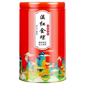 2024 운남전홍 공부차 중국 명차 금라 금아, 운남 홍차캔 100g, 1개, 1개입