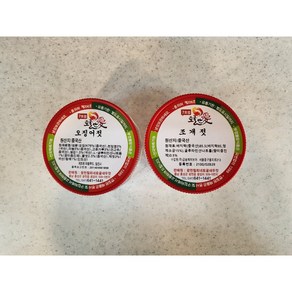 [토굴안애] 1+1 광천 양념젓갈 500g, 오징어젓+조개젓, 2개