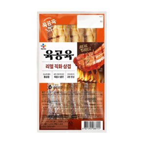 CJ 육공육 리얼직화 삼겹 225g, 4개