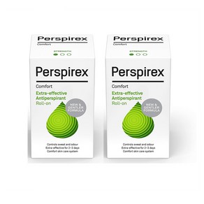 Pespiex 파스피렉스 데오드란트 롤온 20ml 2팩 컴포트 Pespiex Exta Stength Antipespiant Roll on, 20g, 2개