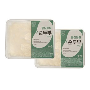 [정담두부집] HACCP 100%국산콩 수제두부, 700g, 2개, 몽실몽실 순두부