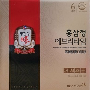 [KT알파쇼핑]정관장 홍삼정 에브리타임 10ml 30포 (쇼핑백 포함), 1개