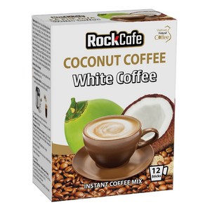 베트남 록카페 코코넛 화이트 커피 Rockcafe Coconut, 4개, 240g, 20개입