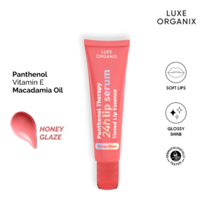 Luxe Oganix 24H Lip Seum Tinted Lip Essence 럭스 오가닉스 24H 립 세럼 틴티드 립 에센스, 1개, 10g, honey gaze