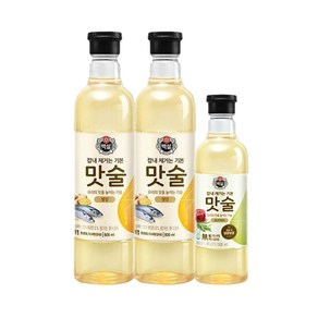 (상온)백설 맛술(생강)800mlx2개+맛술(로즈마리)500mlx1개, 1세트