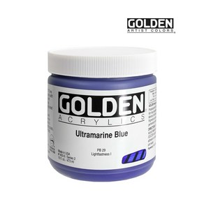 골든 아크릴물감 헤비바디 473ml S2 Ultamaine Blue