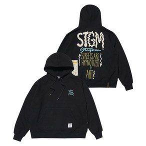 STIGMA MEMORY OVERSIZED HOODIE BLACK