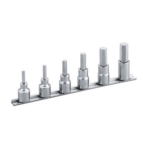 토네 HH406 육각비트 소켓 세트 6pcs 복스알 1/2 49~80mm, 1세트