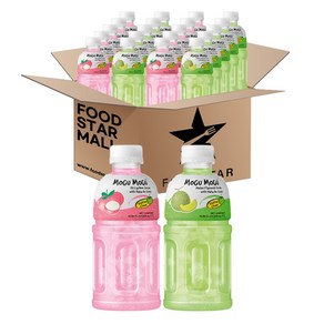 [푸드스타] 모구모구 320ml (리치 멜론) 각 12입 총 24입, 24개