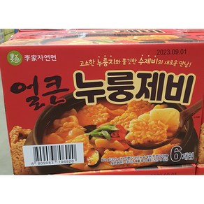 이가자연면 감자수제비 얼큰 누릉제비, 801g, 1개