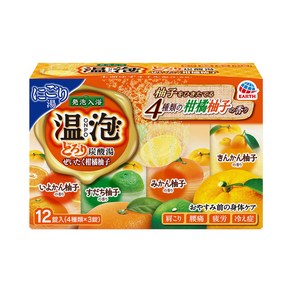 NEW 온포 탄산발포 입욕제 12정, 45g, 12개