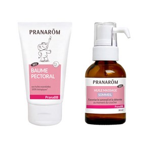 Panaom 프라나롬 프라나베베 밤펙토랄 비오 숙면 마사지 오일 세트, 1개, 30ml